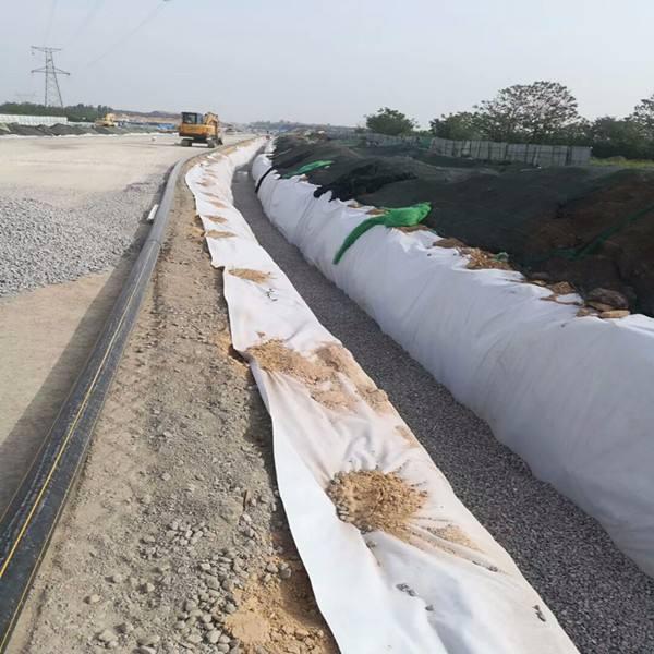 Polyester Short fiber geo fabric application 5